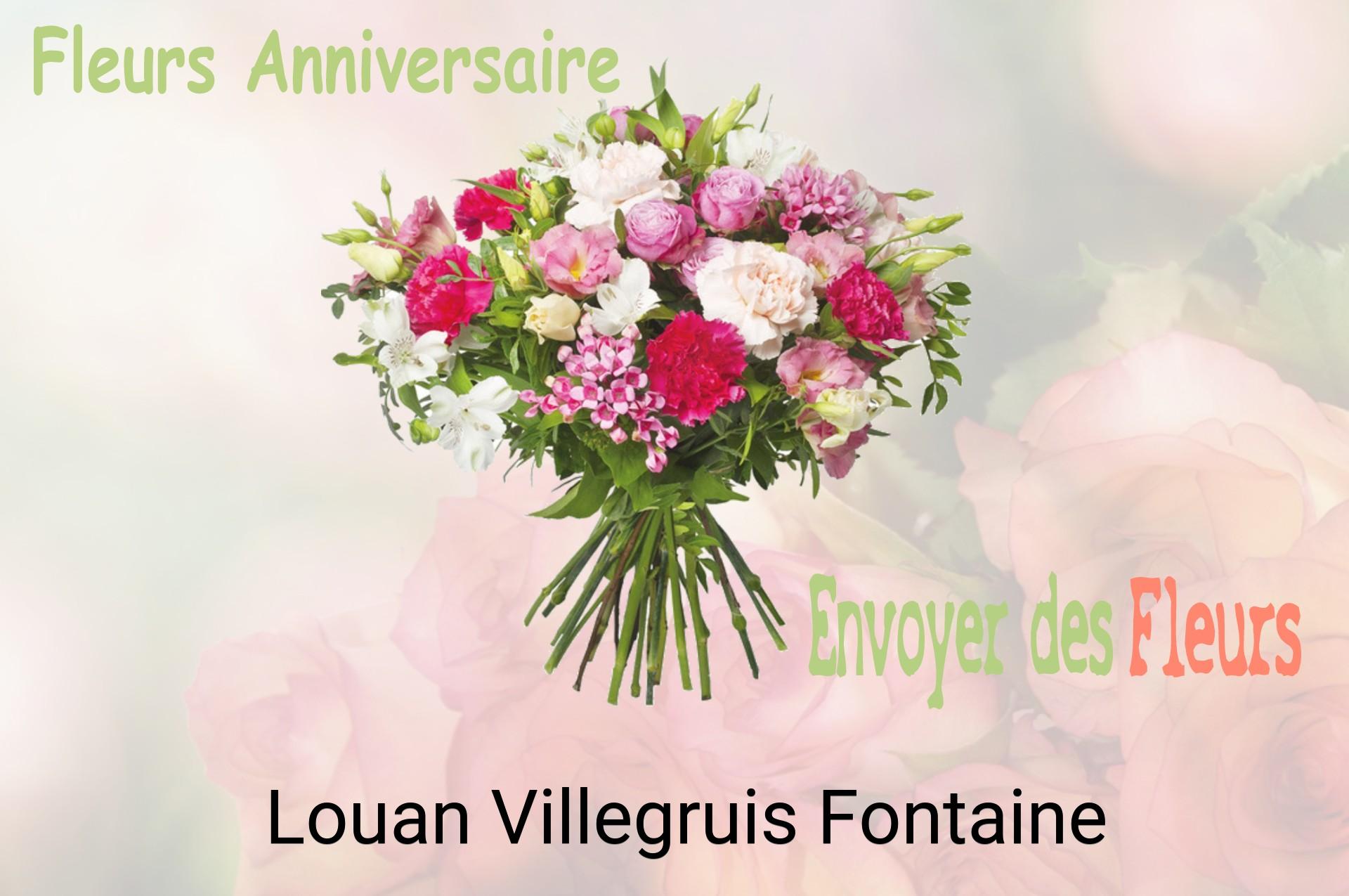 Bouquet de fleurs d’anniversaire livré à Louan-Villegruis-Fontaine