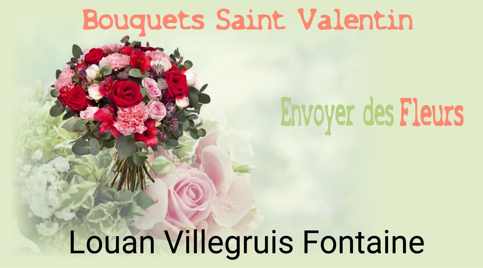 Roses de Saint-Valentin livrées à Louan-Villegruis-Fontaine